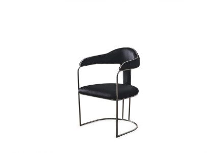 Moderne, elegantā krēsla krēsls 1x ēdamistaba TV lounge sēdvietas polsterstuhls jauns tekstils