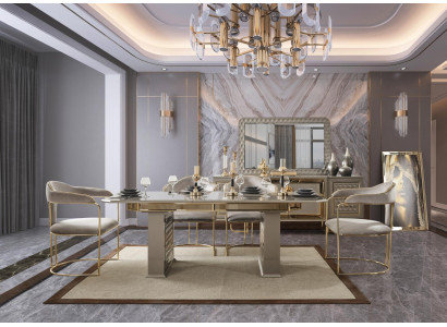 Pilnīgs komplektējošs ēdamistabas komplekts 4 krēsli ēdamistabas komplekts ēdienkarte grupa koka galds galdi 5 gab. jauns