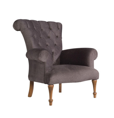Chesterfield dīvāns Sofa Atpūta Audums Lounge Luksusa polsteris Krēsls dizains Brūns