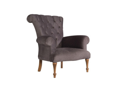 Chesterfield dīvāns Sofa Atpūta Audums Lounge Luksusa polsteris Krēsls dizains Brūns