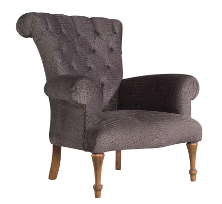 Chesterfield dīvāns Sofa Atpūta Audums Lounge Luksusa polsteris Krēsls dizains Brūns