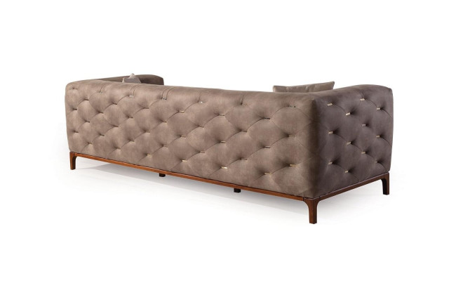 Chesterfield dizaina dīvāns Mūsdienīgs dīvāns Modern Sofagarnitura 3+3+1 komplekts
