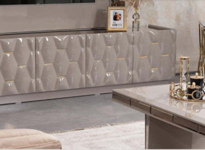 Zemais dēlis Mēbeļu sidebordi Koka Itāļu komoda Sideboard Dzīvojamā istaba dizaini