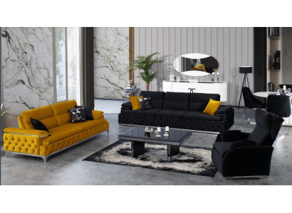 Sofas komplekts 3+3+1 sēdvietas dīvāns dīvāns Polster Garnitur Couchen audums