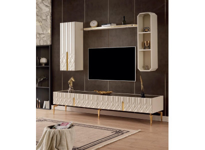 Dzīvojamā siena TV skapis Sideboard-Galds Komode Skapis Koks Sideboard Mēbeles