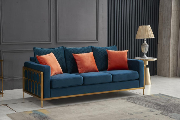 Sofas komplekts 3+2 sēdvietu dizaina dīvāni ar polsterējumu audumu atpūtas komplekti