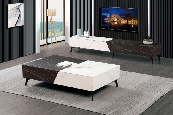 Koka galds Galds Ozolkoks Blakusgalds Sofa dizains Dzīvojamā istaba Augstas kvalitātes 130x80
