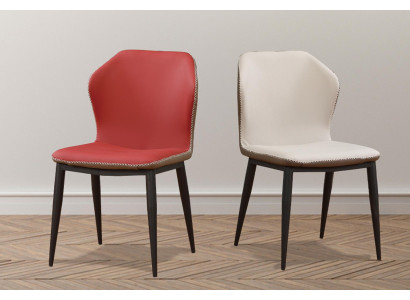 Krēsls 1x ēdamistabas polsteris TV atpūtas kluba krēsls tekstils āda sēdeklis