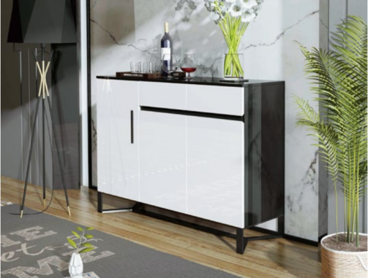 Komoda Sideboard Highboard Skapis Servants 3 durvis 2 paliktņi