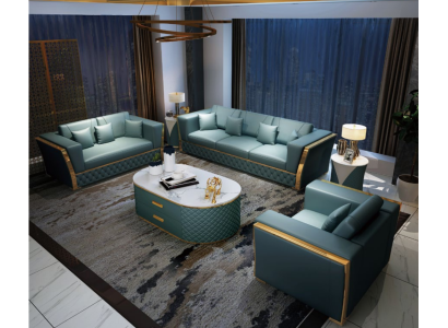 Sofas stūra garnitūra Stūra garnitūra 3+2+1 dizaina gulta-dievā Sofa Dīvāns komplekts 3 gab.