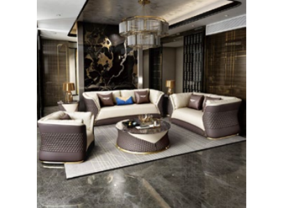 Luksusa mēbeļu dīvāngarnitūras dīvāns sofaudzētājs 3+2+1 sēdēt ar dīvāngaldi