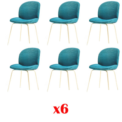 Zaļie krēsli 6x luksusa moderns ēdamistabas krēsls krēsli Sitz moderns koks