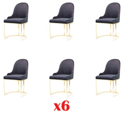 Kitchen Dining Group Set Chair Upholstery Wood 6x Chairs New