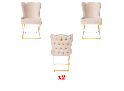Dzīvojamā istabas krēsli Polsterstuhl krēsls Luxury 2x krēsls ēdamistabas krēsls