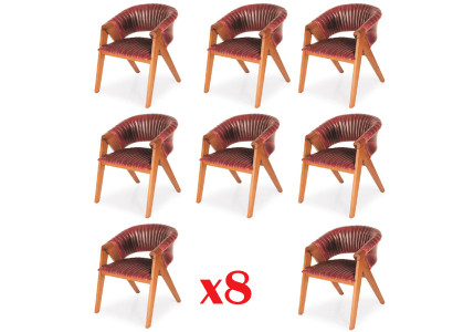 ēdamistabas komplekts 8 komplekti krēslu real wood mēbelu komplekts ēdienreizes grupa