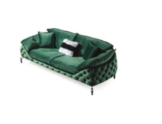 Zaļa Chesterfield dīvāns auduma dīvāns mēbeles luksusa mēbeles dīvāns dīvāni