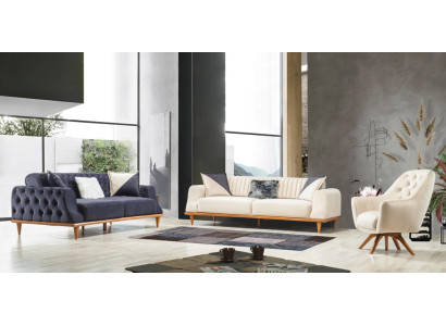 Sofa 3 vietējs šiks dekoru korķa krāsā Dzīvojamā Jūrā eleganti dizains Chestfield Īru stils