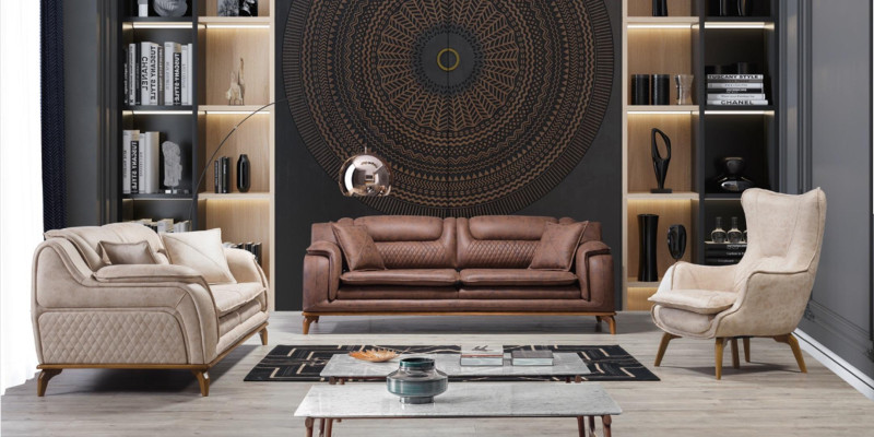 Dizaina dīvāns dīvāns Sofa 331 Sēdekļu komplekts Polstermöbel Ledersofa Couchen