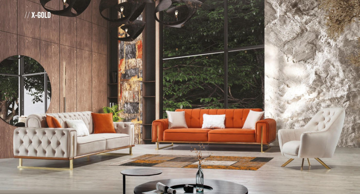 Luksusa mēbeles ASV stila Chesterfield dīvānu komplekts dīvāns daudzkrāsains sofa