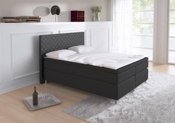 Boxspring gulta Box Hotel gulta ar visko un matraci ādas gulta gultas divguļamais gults K3