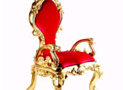 Tronis krēsli Krāsls Karaliskais apģērbs Īstuvēm Chestezielda 1-vietīgais antīkais stils