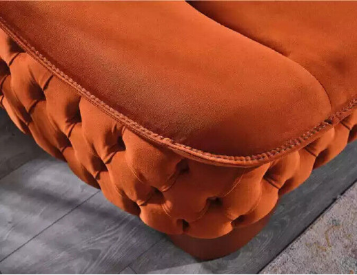 Sofas komplekts 3+3+1 sējama vieta Luxus Modern Iestatījums dizains dīvāni Polster Chesterfield