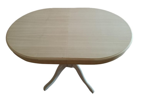 Apaļa ēdamgalds ēdamistabas galda dzīvojamajā istabā apaļš galds 135 x 91 cm koka mēbeles