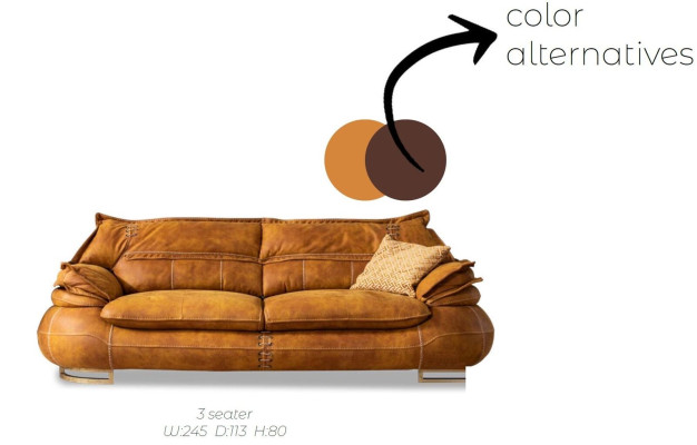 Sofas komplekts 3+1+1 vietas sēdētājus dizaina sofā pieclīnijuma modernas 3 daļas