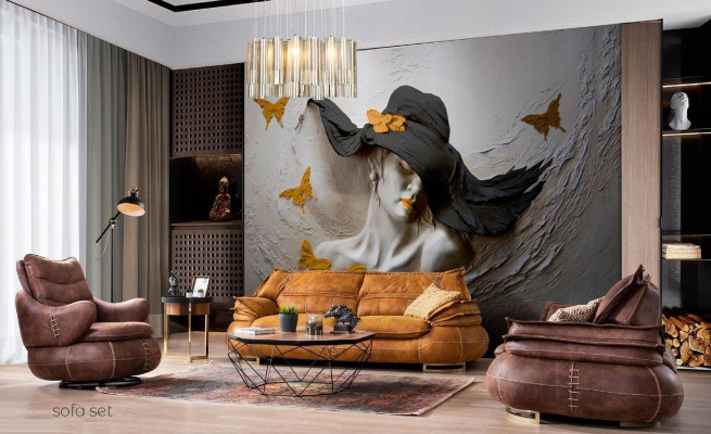 Sofas komplekts 3+1+1 vietas sēdētājus dizaina sofā pieclīnijuma modernas 3 daļas
