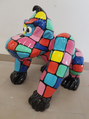 Gorila dizainera figūras statuja Moderne statujas figūras dekorācijas Dekorācijas dārzs Jaunums