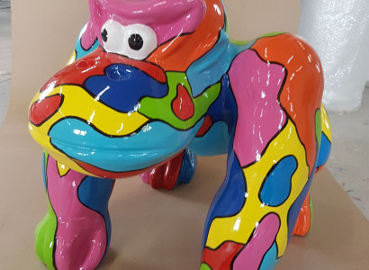 Abstrakta figūra Statuja Dārza figūras Dekorācijas Statujas Skulptūras Gorila Jaunums