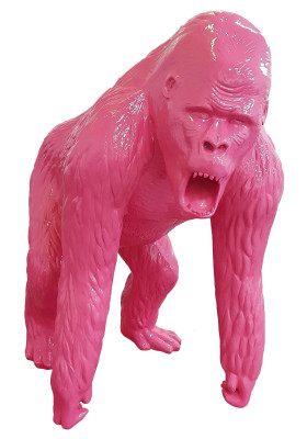 Dizainera figūras statuja Mūsdienu figūrinu statujas dekorācijas deko Gorilla dārzs jauns
