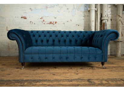 Chesterfield 3 vietu polsterēta dīvāna ādas audums dīvāns audums audums moderns stils