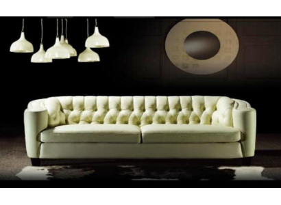 Luksus Chesterfield dīvāns 4-sēdvietīgs mākslīgās ādas dīvāns baltā krāsa mūsdienīgi dīvāni