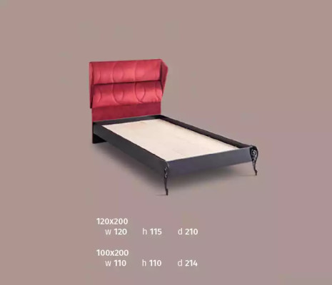 Dizaina gulta Bērnu gulta krāsaina moderna jauniešu gulta koka mēbeles 120x200cm