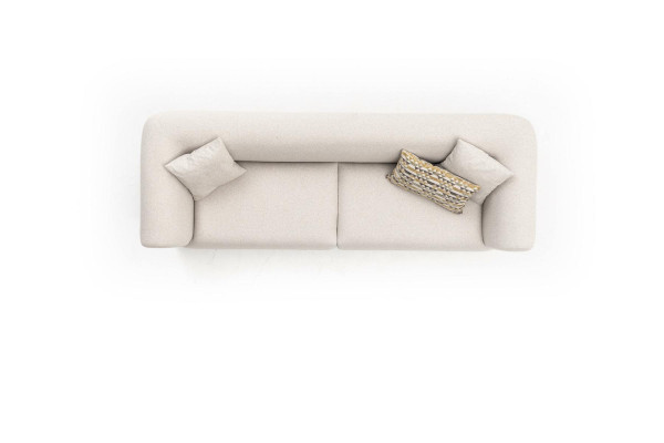 Moderns dīvāns 3 vietās Beige Three-seater big 250cm dīvāni Couch Luxus Möbel Neu