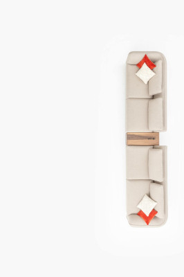 Sofa liela Dīvāns Dīvāns 6 Sēdvietu Itāļu xxl Dīvāna Mēbeles Tekstils