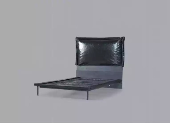 Dizainera bērnu gulta pusaudžu gulta metāla mēbeles ar mīkstu 120x200cm.