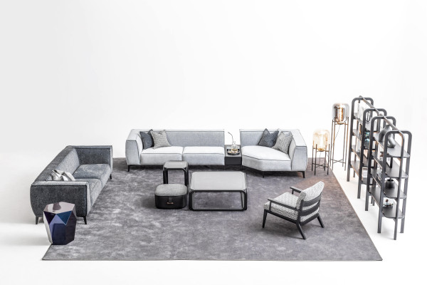 Sofas komplekts xxl Dīvāns Texil Big Sofa 5+3+1 vietas Polster Stoff Couchen