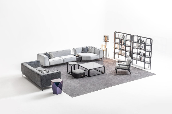 Sofas komplekts xxl Dīvāns Texil Big Sofa 5+3+1 vietas Polster Stoff Couchen