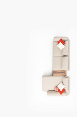 Sofas komplekts L formā 3+1+1 sēdvietas, mūsdienīgs dizains, dzīvojamā istaba, polsterēts dīvāns, dīvāns