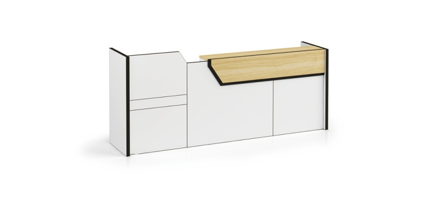Sēdvietu reģistratūra Galds Prakse Birojs Izstāde Viesnīca Galds 280x80 cm