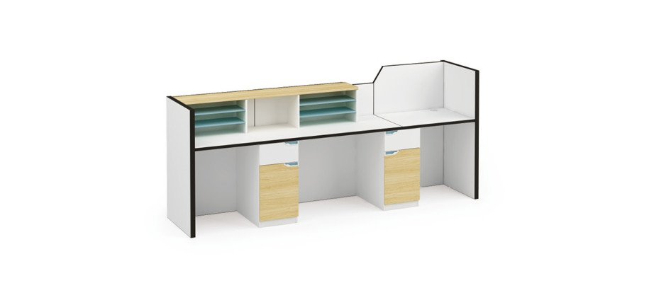 Sēdvietu reģistratūra Galds Prakse Birojs Izstāde Viesnīca Galds 280x80 cm
