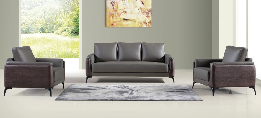 Sofa komplekts 3+1+1 istabas dizaina dīvāni ādas atpūtas mūsdienīgas.