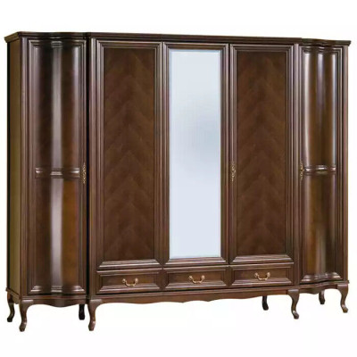 Drēbju skapis guļamistabas koka skapis art déco stils baroka stils skapji