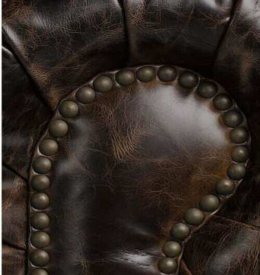 Brūns Chesterfield dīvāns dīvāns apdare audums āda dīvāni apdare komplekts Lielais XXL