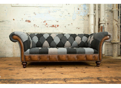 Chesterfield auduma dīvāns 3 vietu dīvāns polstermēbeles dizains luksusa auduma dīvāni Jaunais