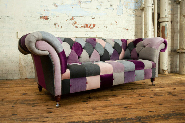 Chesterfield Sofa 3 vietas mīkstie dizainera dīvāni dīvāni galdiņš trīsvietīgi.