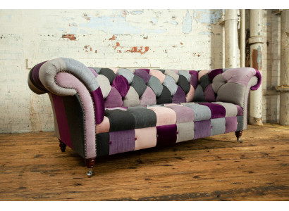 Chesterfield Sofa 3 vietas mīkstie dizainera dīvāni dīvāni galdiņš trīsvietīgi.