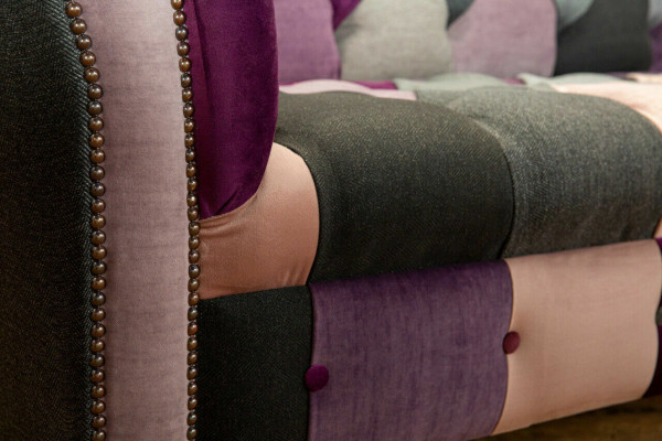 Chesterfield Sofa 3 vietas mīkstie dizainera dīvāni dīvāni galdiņš trīsvietīgi.